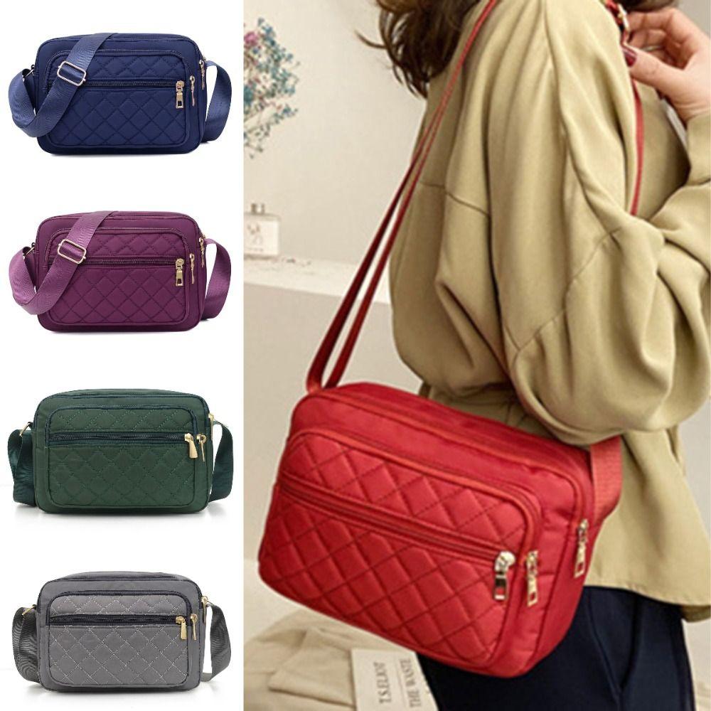 Elegant Embroidered Nylon Crossbody Bag Lattice Woman Messenger Bag Middle Aged Shoulder Bag Lady зелений
Elegant Embroidered Nylon Crossbody Bag Lattice Woman Messenger Bag Middle Aged Shoulder Bag Lady зелений