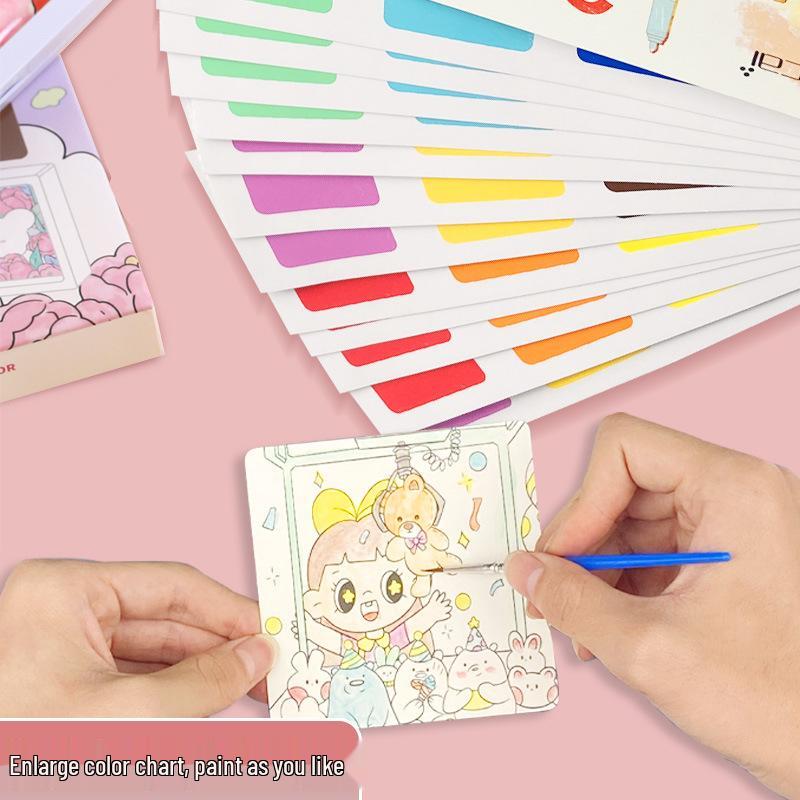 Retractable Watercolor Doodle & Coloring Roll: All-in-One Student Painting Set with Pigments & Cards
Retractable Watercolor Doodle & Coloring Roll: All-in-One Student Painting Set with Pigments & Cards