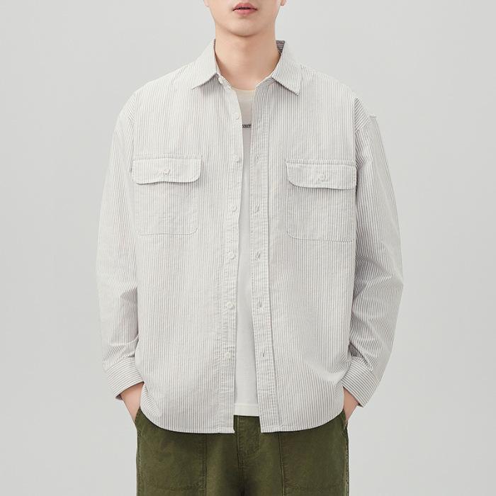 New Spring Japanese Retro Men s Loose Oxford Cotton Shirt Casual American Shirt M
New Spring Japanese Retro Men s Loose Oxford Cotton Shirt Casual American Shirt M