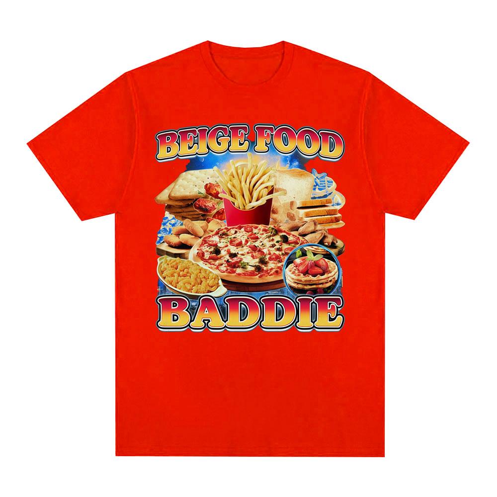Funny Beige Food Baddie Meme 100%cotton men s shirt Vintage O-Neck Short Sleeve Harajuku women s summer fashion oversized Tshirt 4XL
Funny Beige Food Baddie Meme 100%cotton men s shirt Vintage O-Neck Short Sleeve Harajuku women s summer fashion oversized Tshirt 4XL