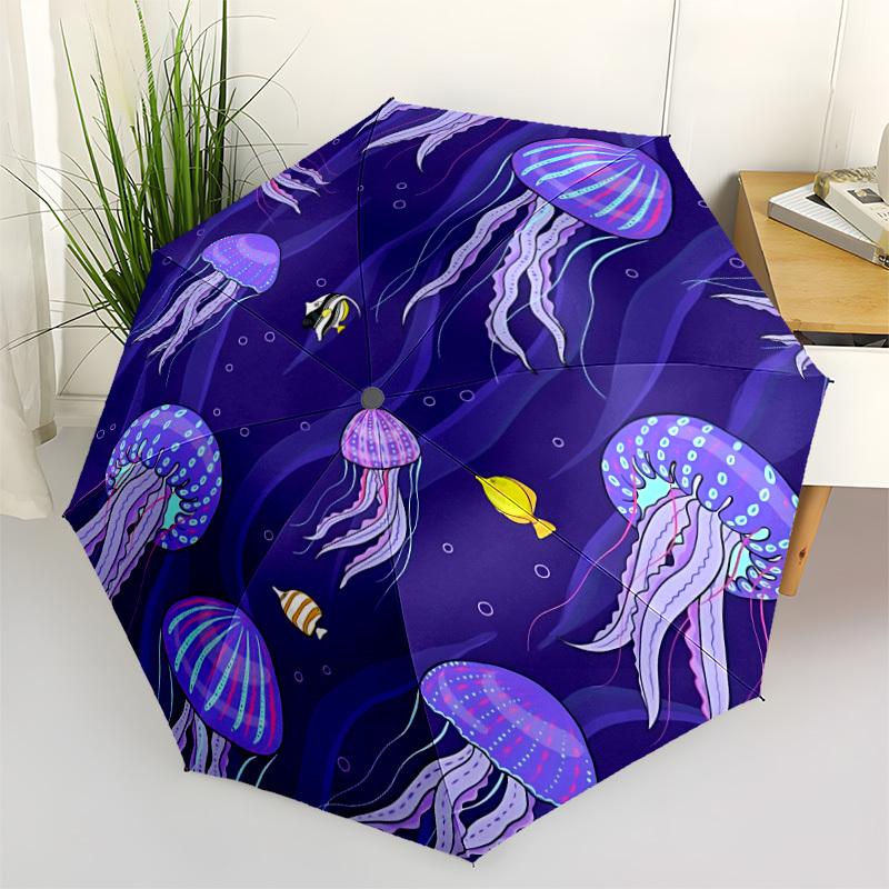 1pc Jellyfish Ocean Automatic Opening/Closing Folding Umbrella with 8 Ribs,Windproof Portable Sunshade Umbrella Holiday gift yy260401035
1pc Jellyfish Ocean Automatic Opening/Closing Folding Umbrella with 8 Ribs,Windproof Portable Sunshade Umbrella Holiday gift yy260401035