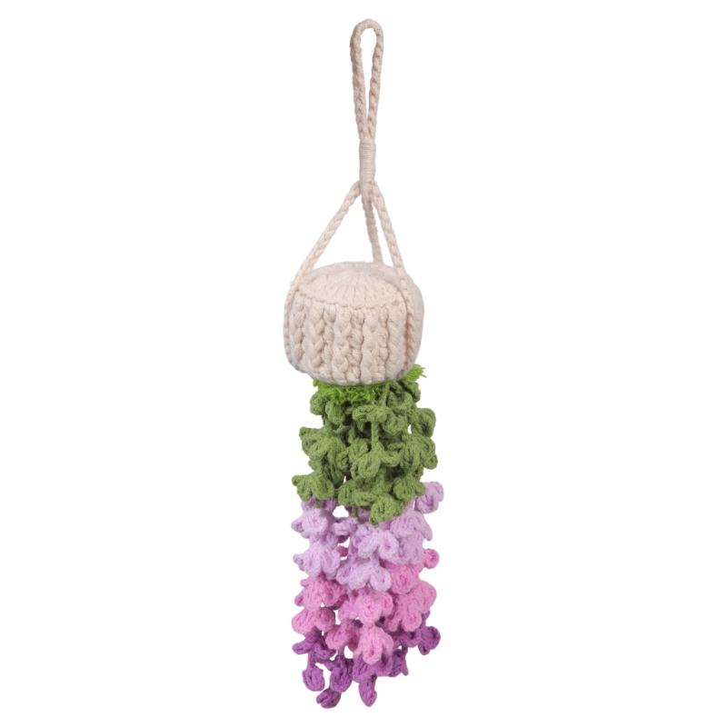 Crochet Potted Lavenders Car Ornament, Window and Door Hanging Decoration for Home Ambiances фиолетовый
Crochet Potted Lavenders Car Ornament, Window and Door Hanging Decoration for Home Ambiances фиолетовый