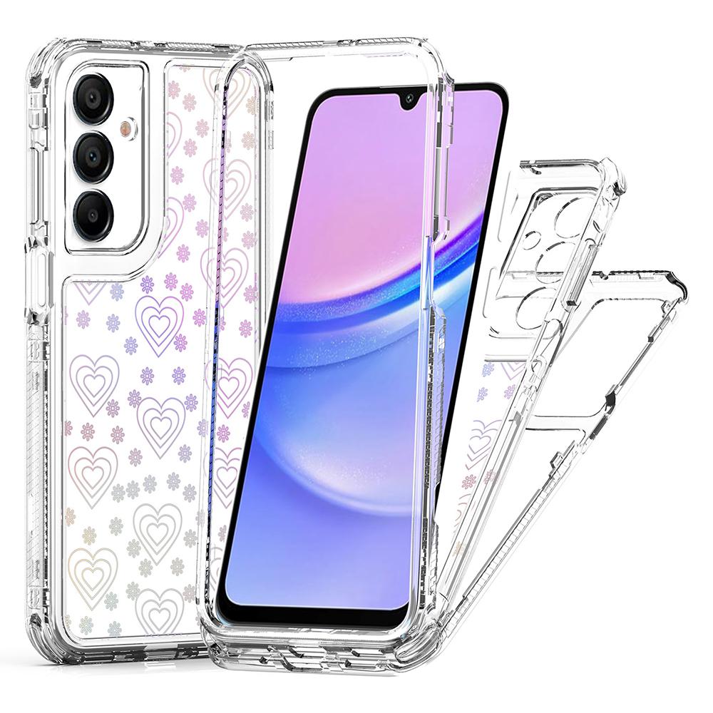 For Samsung Galaxy A26 5G Case Acrylic TPU Clear Phone Cover with Laser-printed Film Hearts
For Samsung Galaxy A26 5G Case Acrylic TPU Clear Phone Cover with Laser-printed Film Hearts