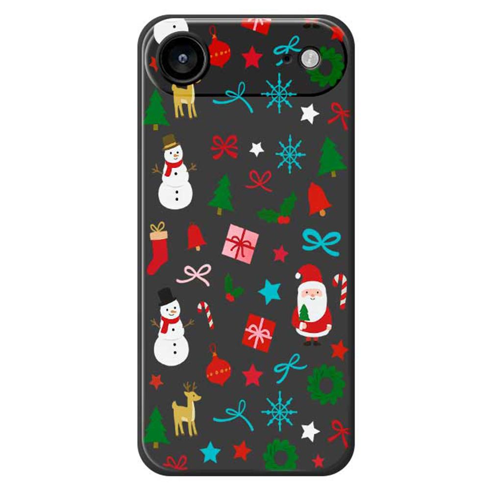 For iPhone 17 Air Case Christmas Decorations Pattern Printing Straight Edge TPU Phone Back Cover Black
For iPhone 17 Air Case Christmas Decorations Pattern Printing Straight Edge TPU Phone Back Cover Black