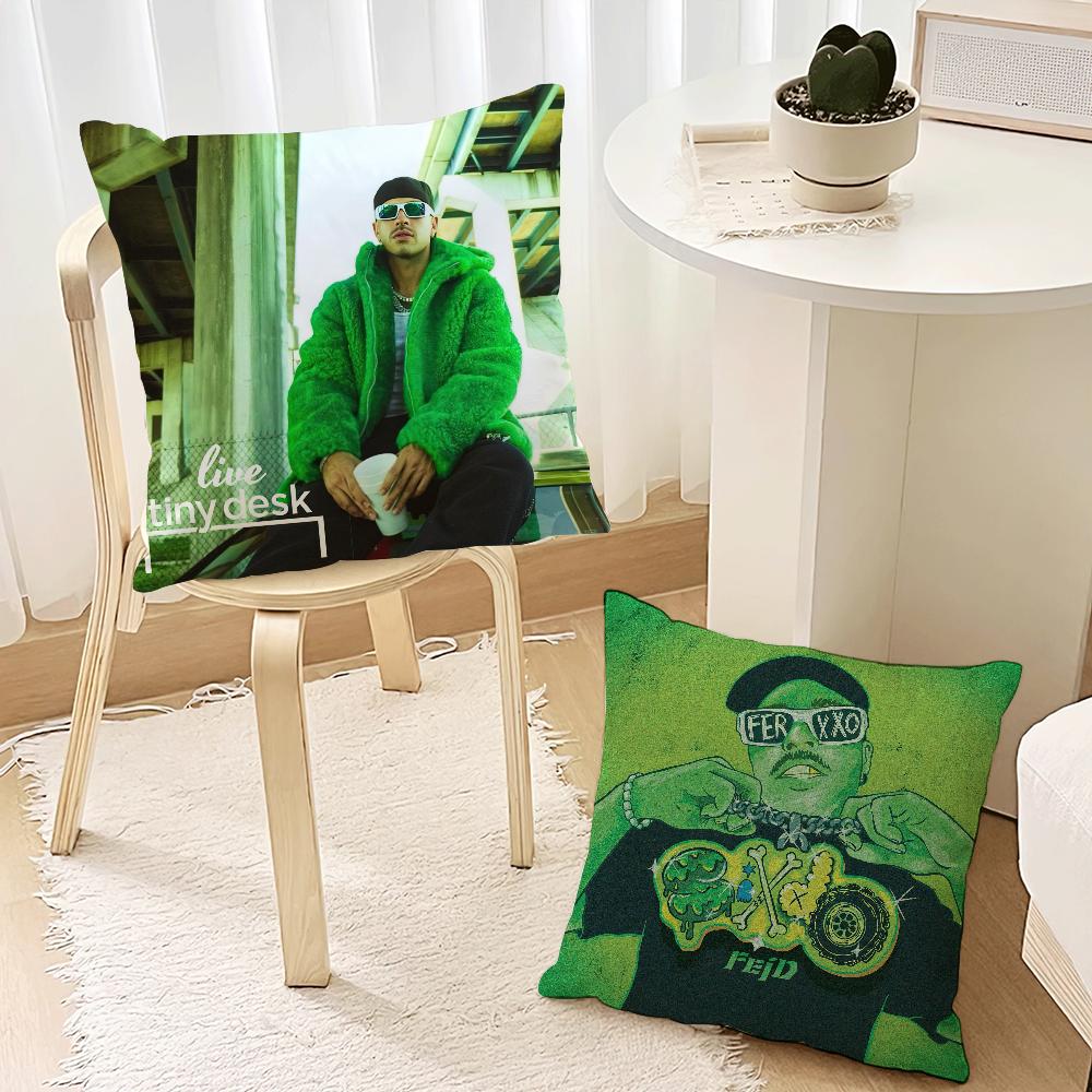 Ferxxo Feid Singer Pillow Case Living Room Accent Couch Back Support Square Lounge Restful Nap Companion 40x40CM
Ferxxo Feid Singer Pillow Case Living Room Accent Couch Back Support Square Lounge Restful Nap Companion 40x40CM