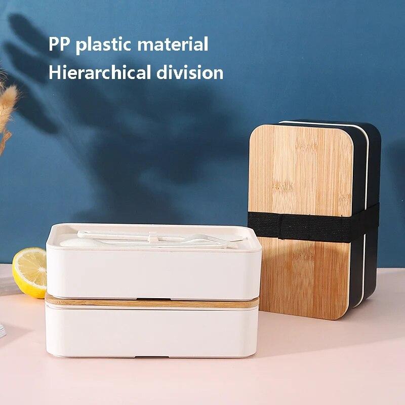 Japanese Bento Box Office Workers Double Large Capacity Compartmentalized Plastic Bamboo Cover Student Lunch Box Second floor бежевый
Japanese Bento Box Office Workers Double Large Capacity Compartmentalized Plastic Bamboo Cover Student Lunch Box Second floor бежевый