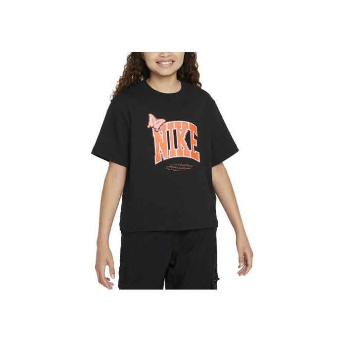 Nike Спортивная футболка с логотипом, рубчатым принтом, круглым вырезом и коротким рукавом, детские топы, черная FD5371-010 S
Nike Спортивная футболка с логотипом, рубчатым принтом, круглым вырезом и коротким рукавом, детские топы, черная FD5371-010 S