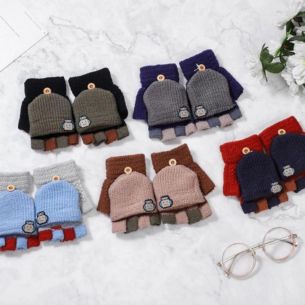 Korean Cold Protection Children Plush Flip-top Gloves Half-finger Gloves Knitted Mittens Kid Gloves серый
Korean Cold Protection Children Plush Flip-top Gloves Half-finger Gloves Knitted Mittens Kid Gloves серый