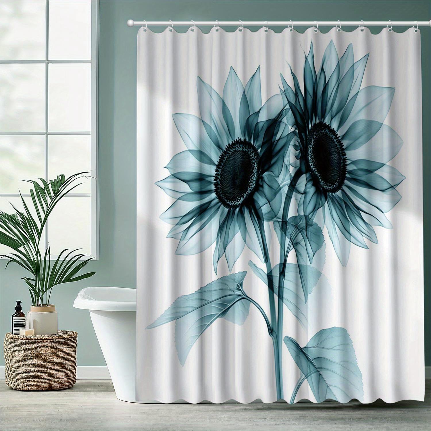 Vibrant Purple Sunflower Print Shower Curtain, Waterproof Polyester,Artistic Bathroom Decor For Home, Hotel, Spa W60H190(CM)-1 Pcs
Vibrant Purple Sunflower Print Shower Curtain, Waterproof Polyester,Artistic Bathroom Decor For Home, Hotel, Spa W60H190(CM)-1 Pcs