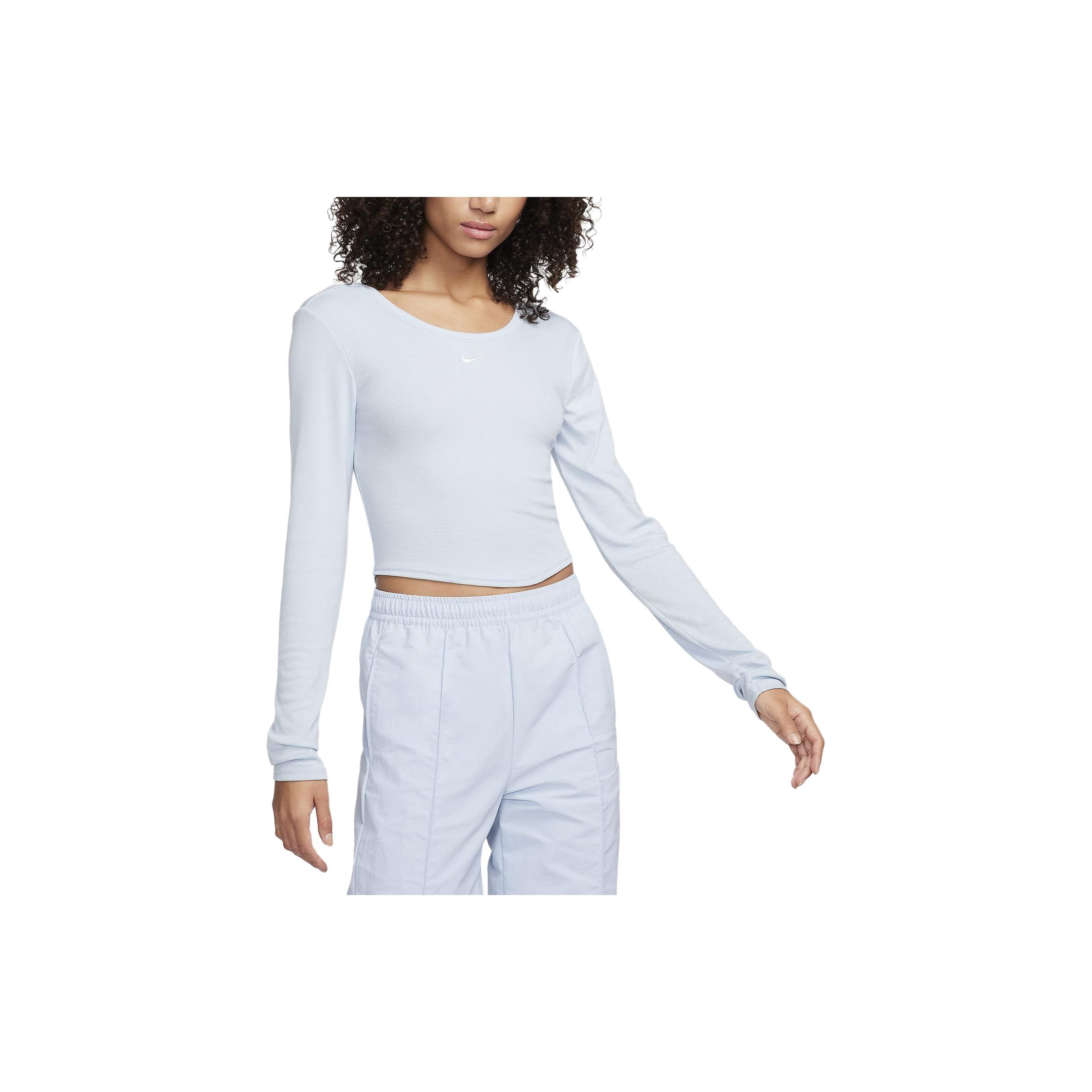 Nike Solid Color Round Neck Short Casual Long Sleeve Breathable T-Shirt Women tops Light-Blue FN3662-440 XL
Nike Solid Color Round Neck Short Casual Long Sleeve Breathable T-Shirt Women tops Light-Blue FN3662-440 XL