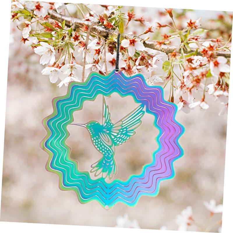 3.9-Inch Silver Stainless Steel Hummingbird Car Pendant & Outdoor Wind Chime 100*100 mm
3.9-Inch Silver Stainless Steel Hummingbird Car Pendant & Outdoor Wind Chime 100*100 mm