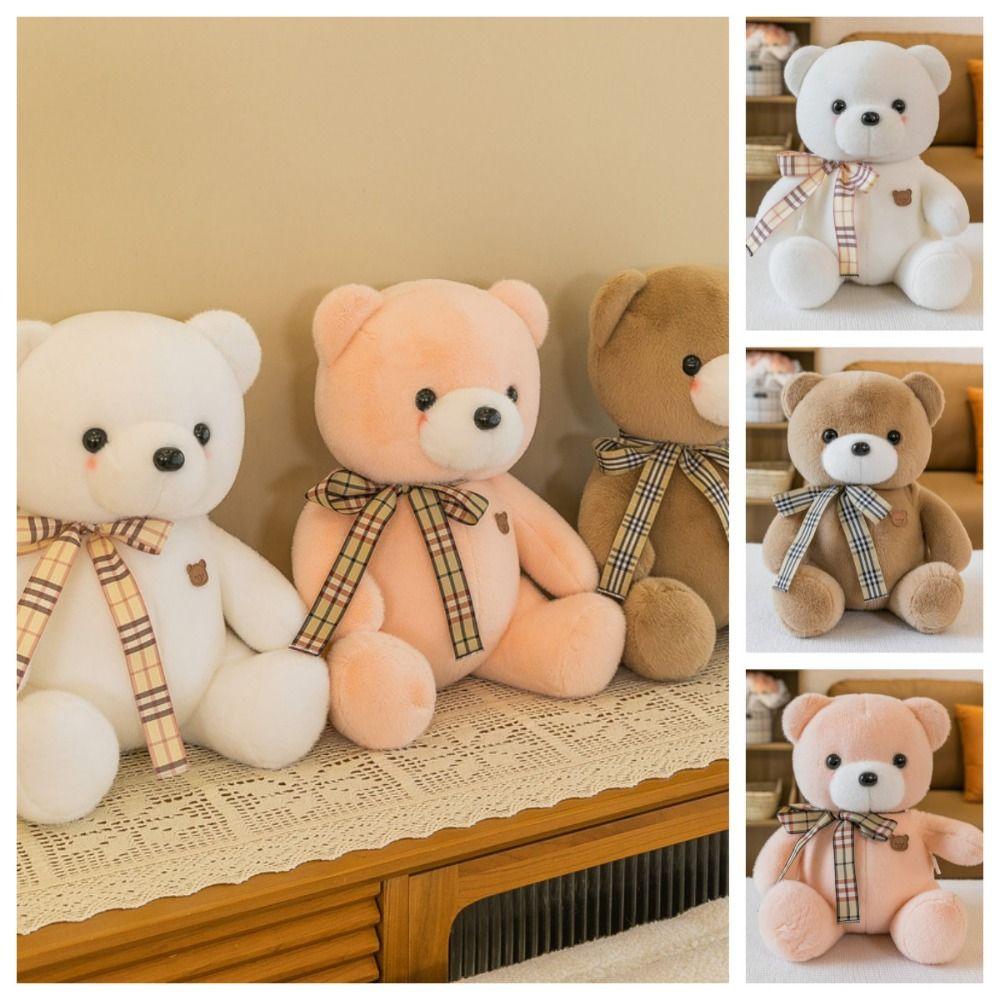 Soft Bear Stuffed Animal Toys PP Cotton Bear Plushies Toys Bow tie Bear Plush Toys Home Decor 25cm білий
Soft Bear Stuffed Animal Toys PP Cotton Bear Plushies Toys Bow tie Bear Plush Toys Home Decor 25cm білий