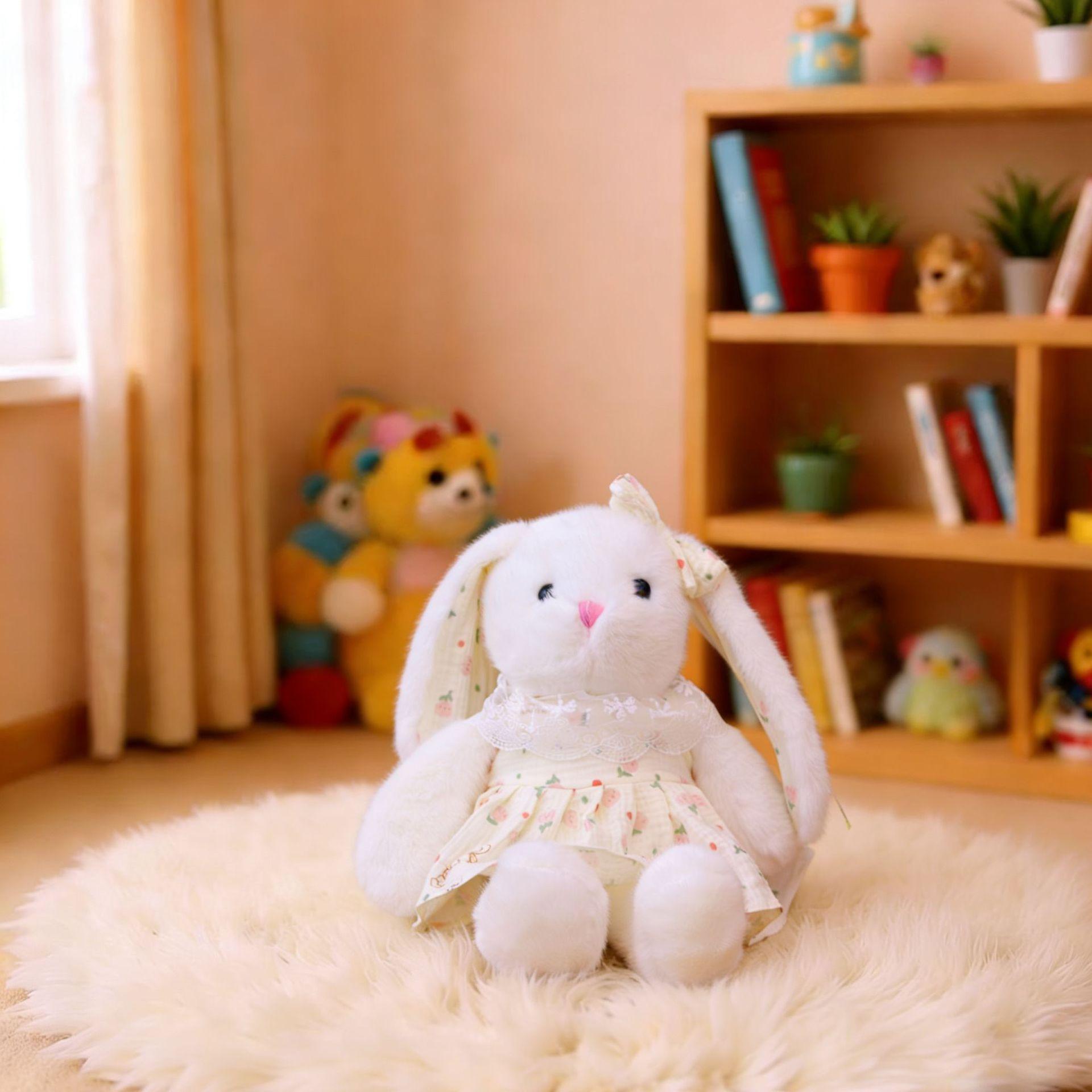 Cute Annie bunny doll plush toy bunny doll hugging sleeping rag doll birthday gift 27cm with scented beads
Cute Annie bunny doll plush toy bunny doll hugging sleeping rag doll birthday gift 27cm with scented beads