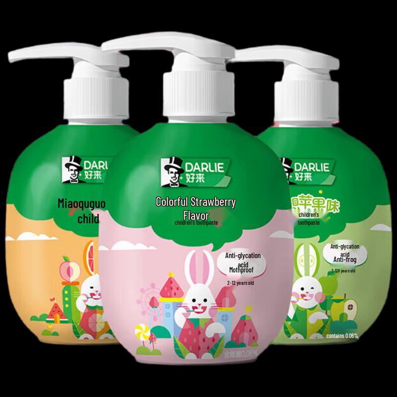 Darlie Kids Press-Pump Liquid Toothpaste 3-Pack
Darlie Kids Press-Pump Liquid Toothpaste 3-Pack