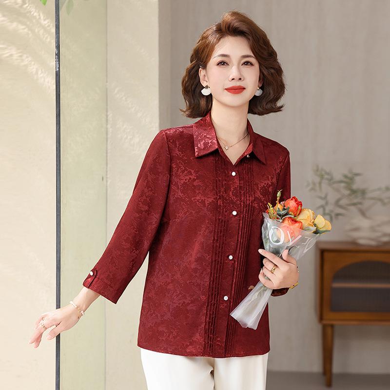 2026 Spring/Summer Stylish Print Seven-Sleeve Top for Middle-Aged & Elderly Women - Versatile, Age-Defying, Commuter-Shirt XL
2026 Spring/Summer Stylish Print Seven-Sleeve Top for Middle-Aged & Elderly Women - Versatile, Age-Defying, Commuter-Shirt XL