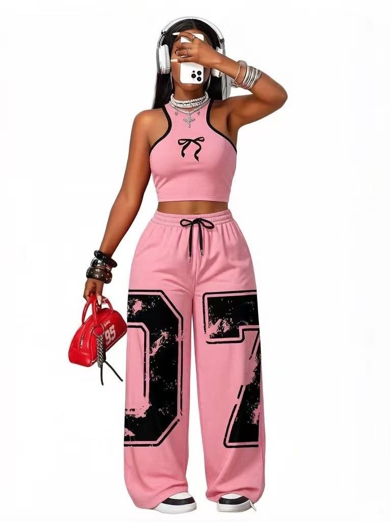 Women Streetwear Graphic Print Tank Top and Wide Leg Pants Set Casual Sleeveless Crop Top High Waist Loose Fit Pant Two Piece Outfit 3XL
Women Streetwear Graphic Print Tank Top and Wide Leg Pants Set Casual Sleeveless Crop Top High Waist Loose Fit Pant Two Piece Outfit 3XL
