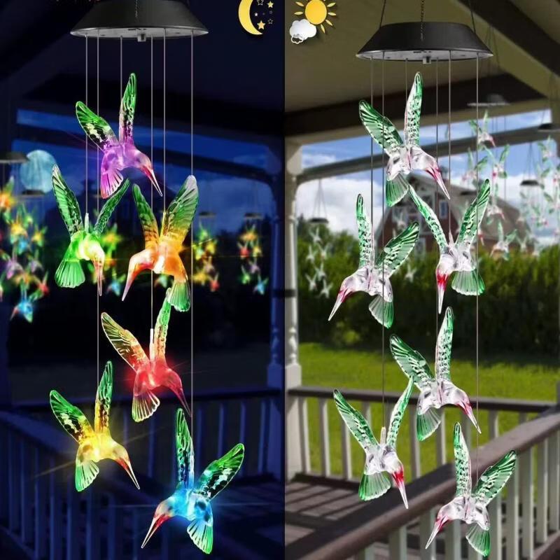 Solar Hummingbird Butterfly Garden Hanging Light
Solar Hummingbird Butterfly Garden Hanging Light