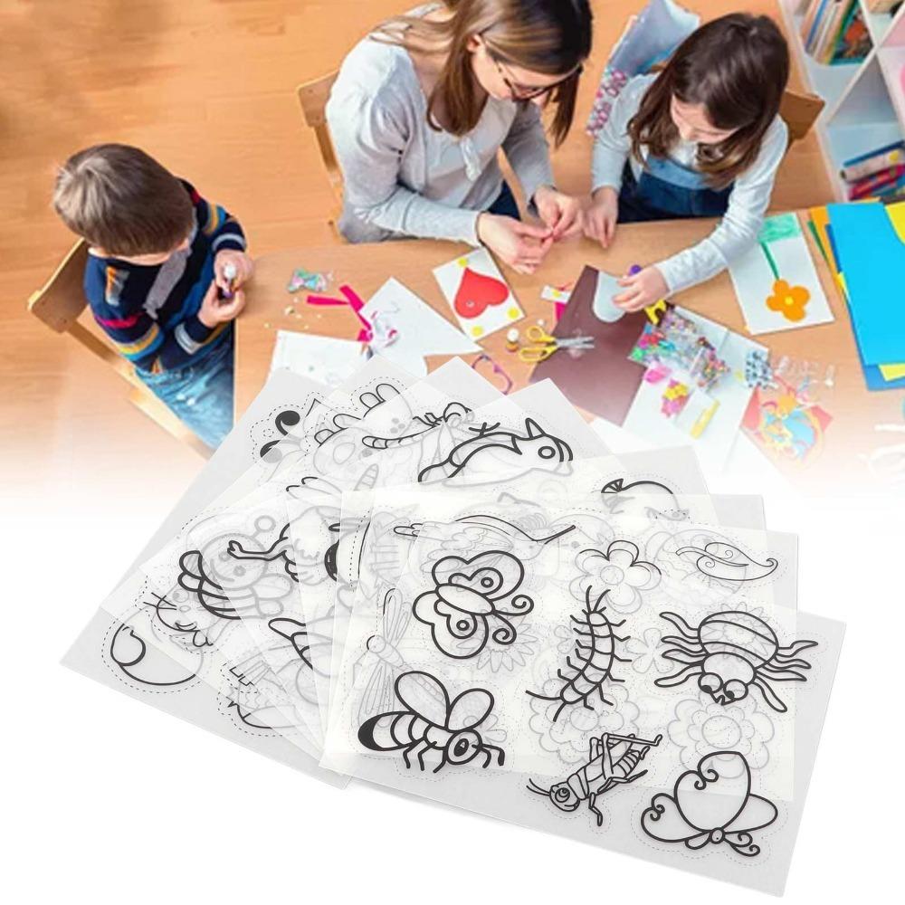 8pcs Different Patterns Heat Shrink Sheets Hand Painted Shrink Art Paper DIY Keychain bird
8pcs Different Patterns Heat Shrink Sheets Hand Painted Shrink Art Paper DIY Keychain bird