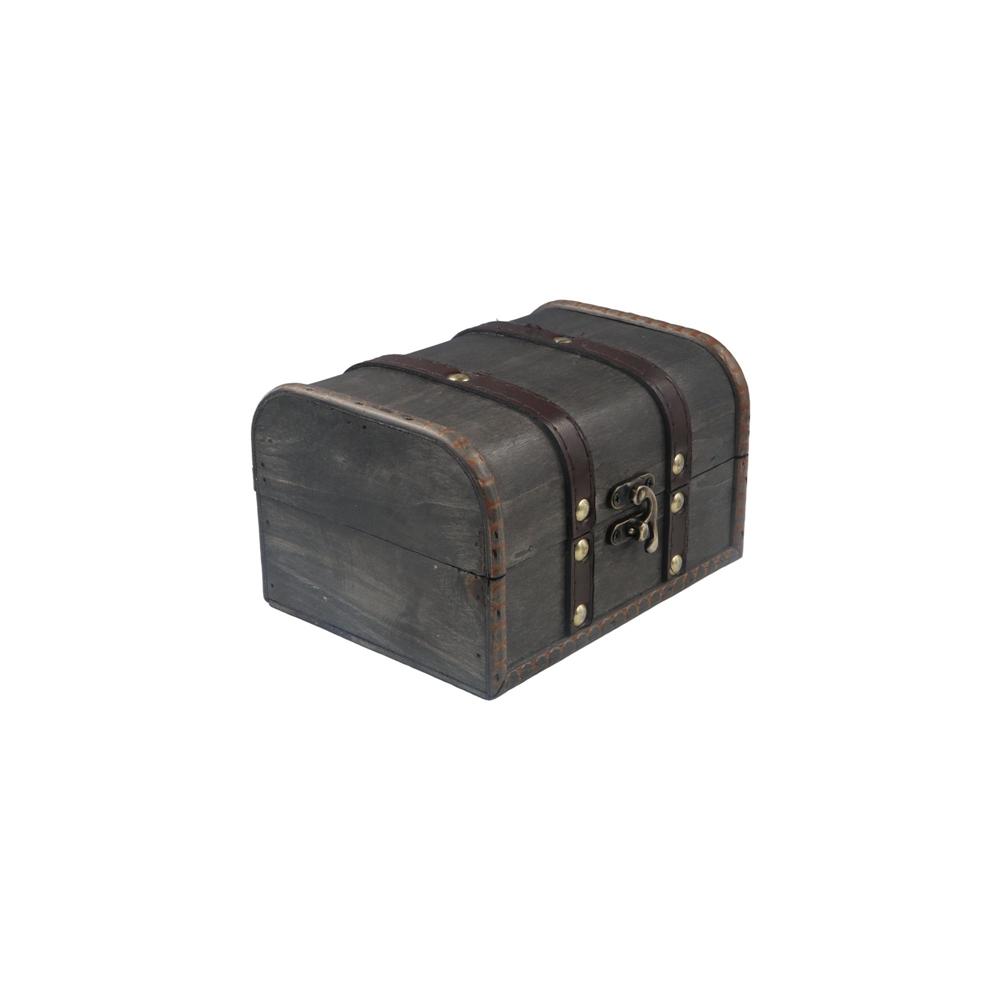 With Buckle Lock Jewelry Organizer Box Wooden Storage Box Retro Treasure Chest Sundries Grey-A
With Buckle Lock Jewelry Organizer Box Wooden Storage Box Retro Treasure Chest Sundries Grey-A