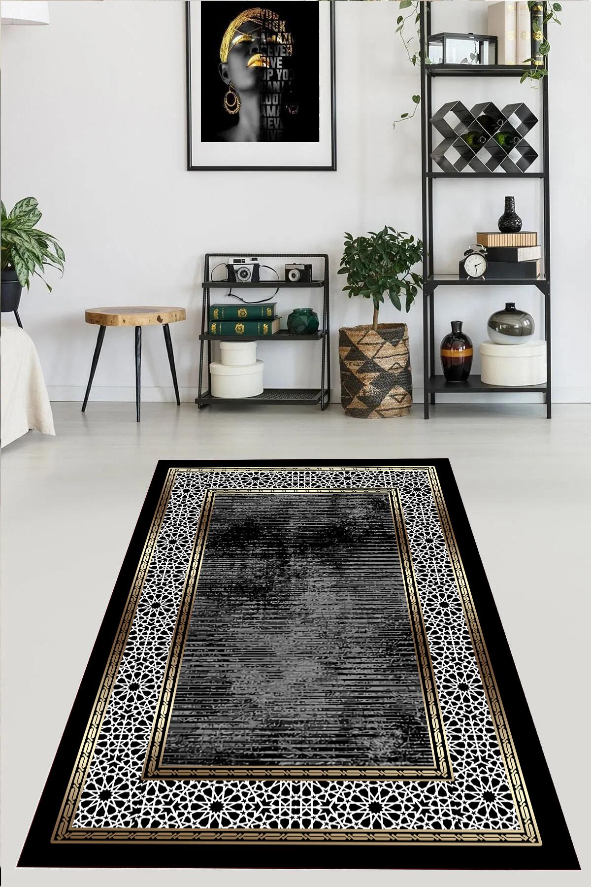 YTRHOME Home Modern E1007-3 Нескользящая точечная основа с цифровой печатью нового поколения для гостиной, кухни, прихожей, ковра и напольного коврика 50 x 80 серый/чёрный
YTRHOME Home Modern E1007-3 Нескользящая точечная основа с цифровой печатью нового поколения для гостиной, кухни, прихожей, ковра и напольного коврика 50 x 80 серый/чёрный