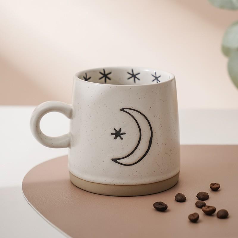 Ceramic Cups Household Mugs Japanese Rough Pottery Retro Milk Coffee Cups Niche Breakfast Cups Creative Couple Cups 301-400ml
Ceramic Cups Household Mugs Japanese Rough Pottery Retro Milk Coffee Cups Niche Breakfast Cups Creative Couple Cups 301-400ml