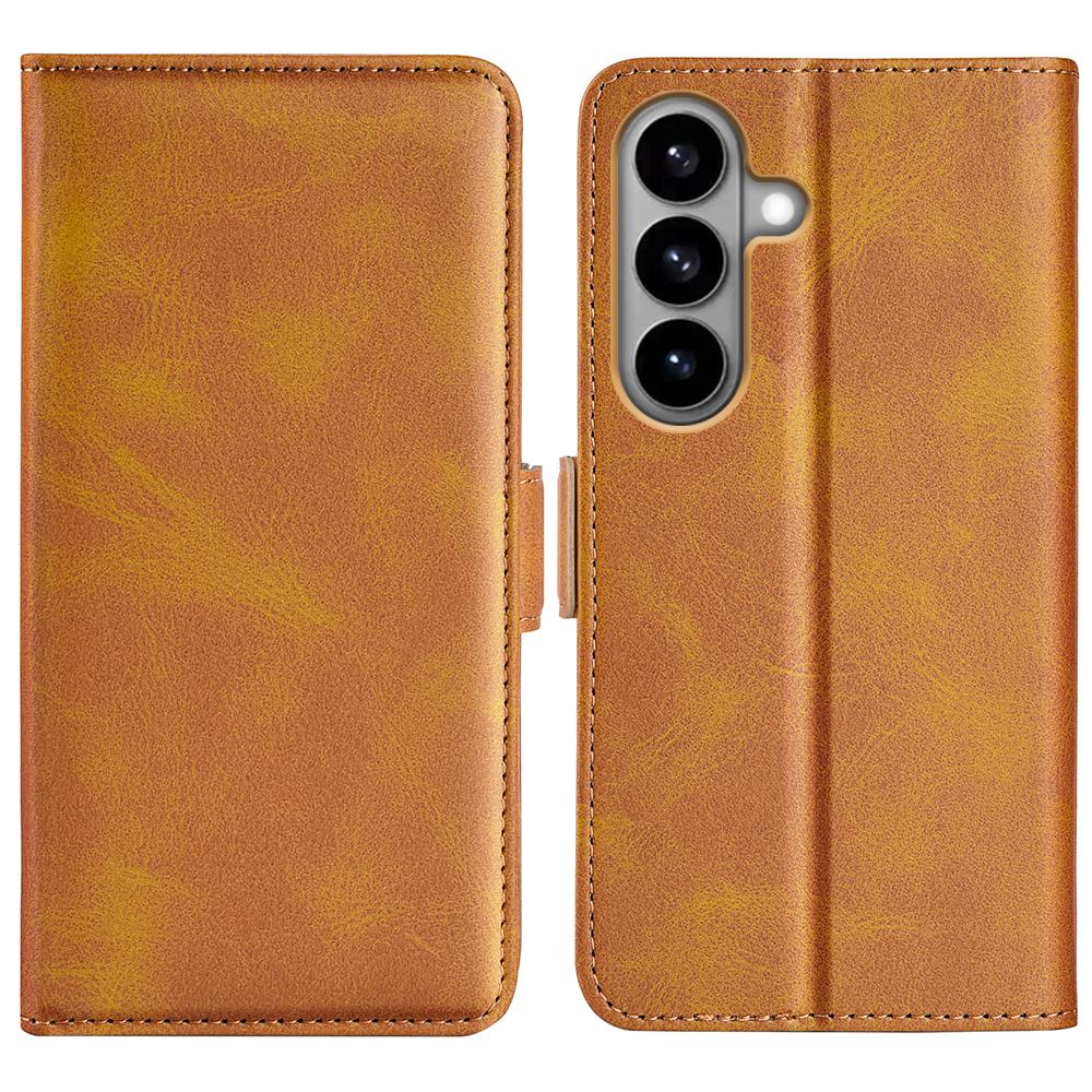 For Samsung Galaxy S26 Case Calf Texture Leather Wallet Phone Cover
For Samsung Galaxy S26 Case Calf Texture Leather Wallet Phone Cover