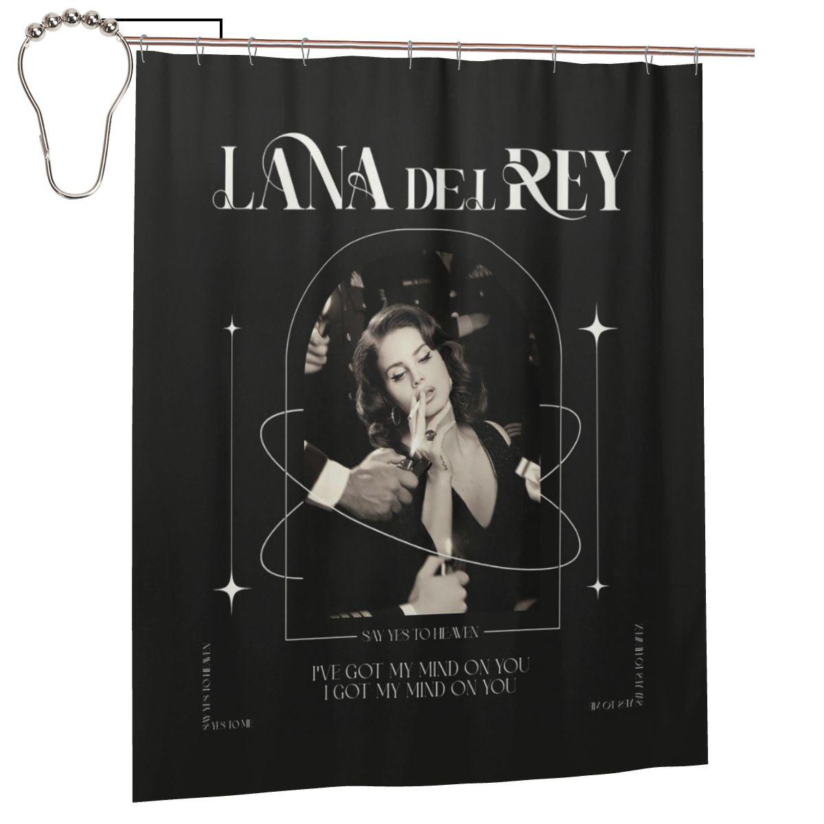 Lana Del Rey Shower Curtain Bathroom Polyester Waterproof Bath Curtains With Hooks W60H190(CM)-1 Pcs
Lana Del Rey Shower Curtain Bathroom Polyester Waterproof Bath Curtains With Hooks W60H190(CM)-1 Pcs