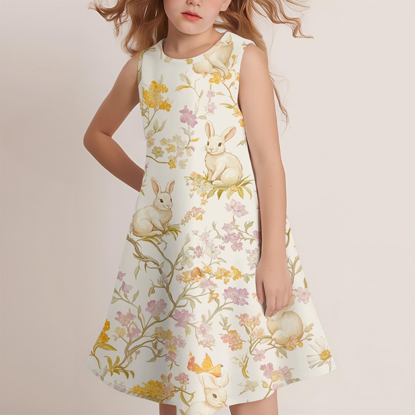 Девочки мода повседневный без рукавов круглый вырез пасхальный принт платье 110 бежевый
Девочки мода повседневный без рукавов круглый вырез пасхальный принт платье 110 бежевый