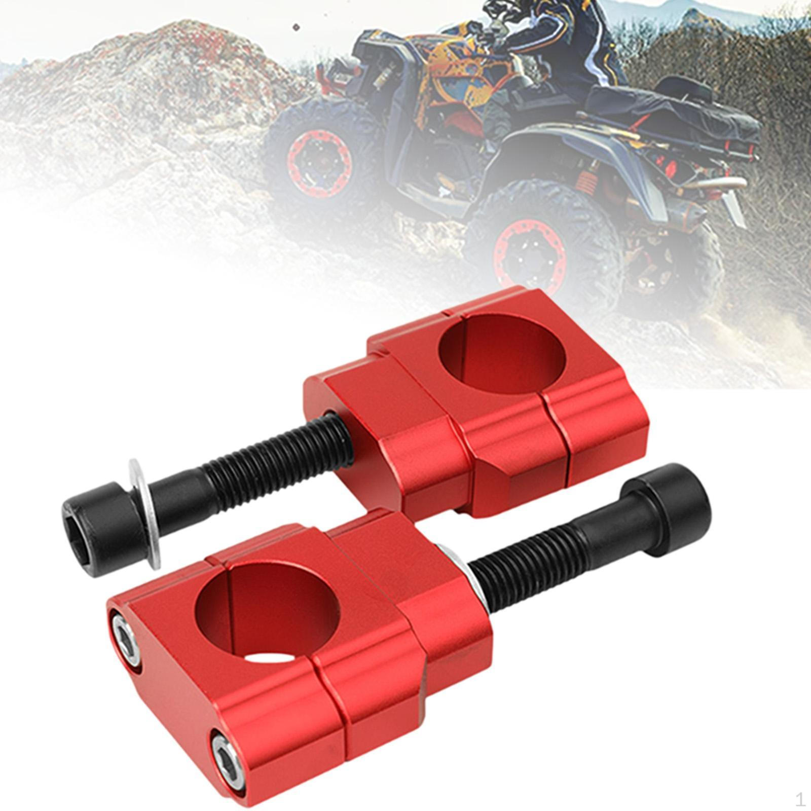 28-миллиметровый хомут для крепления руля для модификаций квадроциклов и мотоциклов для бездорожья красный