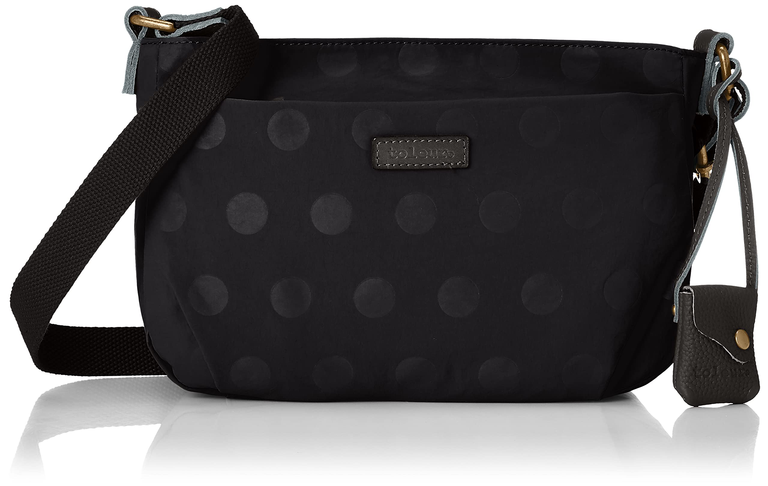 Nylon dotcow leather mini shoulder bag 2S
Nylon dotcow leather mini shoulder bag 2S