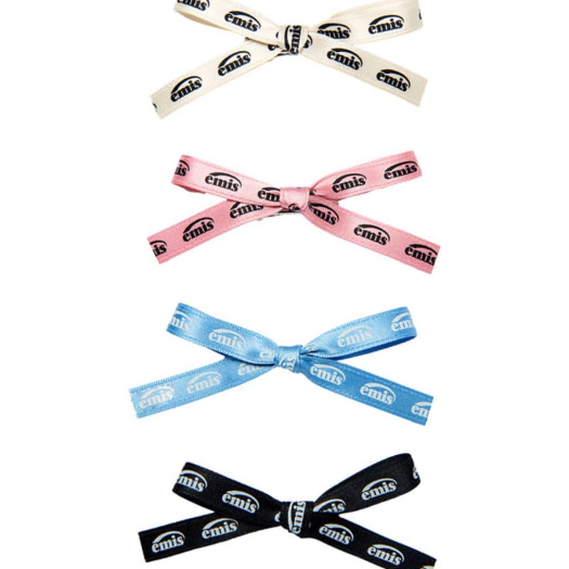 EMIS NEW LOGO RIBBON HAIR CLIP PINK
EMIS NEW LOGO RIBBON HAIR CLIP PINK