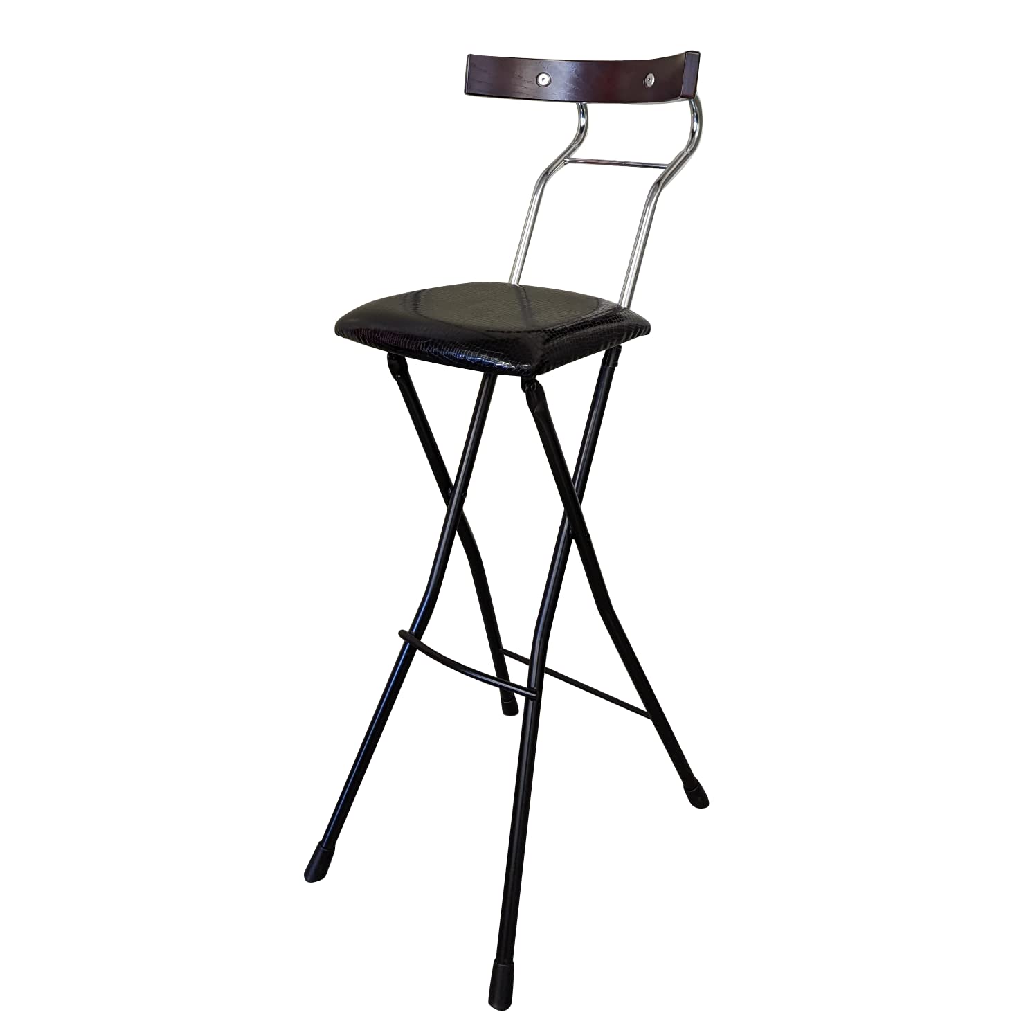 Rene Seiko Made in Japan Folding Chair High Type Ideal for Counter Chair Seat Height 73cm (Black) чёрный
Rene Seiko Made in Japan Folding Chair High Type Ideal for Counter Chair Seat Height 73cm (Black) чёрный