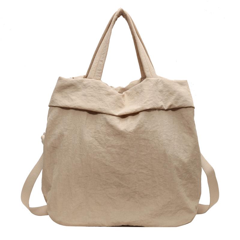 2026 Korean Style Large Canvas Handbag Tote - Casual Single Shoulder Bag for Students One Size брудно-білий
2026 Korean Style Large Canvas Handbag Tote - Casual Single Shoulder Bag for Students One Size брудно-білий