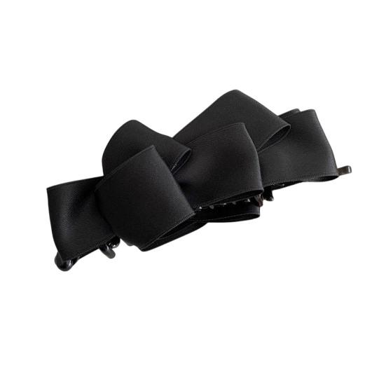 Women Hair Clip Anti-slip Teeth Three-Dimensional Bow Design Strong Grip Hair Claw Satin Texture Ponytail Holder Versatile Hair Accessory чорний
Women Hair Clip Anti-slip Teeth Three-Dimensional Bow Design Strong Grip Hair Claw Satin Texture Ponytail Holder Versatile Hair Accessory чорний