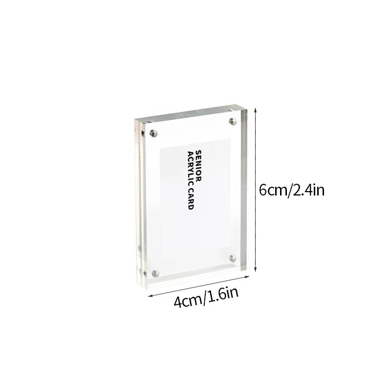 Acrylic Photo Frame Kpop Idol Photocard Hold Clear Picture Frame Mini Card Collect Book Photo Display Stand Desktop Decoration
Acrylic Photo Frame Kpop Idol Photocard Hold Clear Picture Frame Mini Card Collect Book Photo Display Stand Desktop Decoration