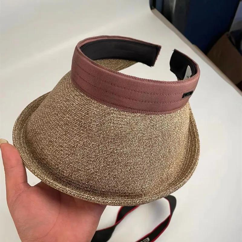 New Women Summer Sun Hats Empty Top Beach Straw Hat Adjustable Outdoor Uv Protection Caps Sports Fishing Cap Casquette Femme коричневий
New Women Summer Sun Hats Empty Top Beach Straw Hat Adjustable Outdoor Uv Protection Caps Sports Fishing Cap Casquette Femme коричневий