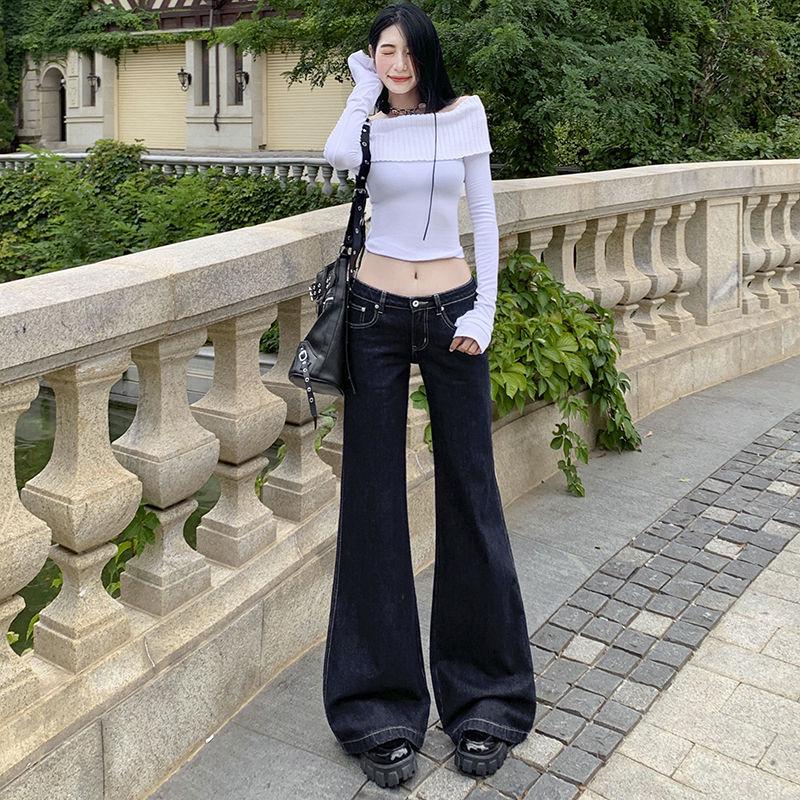 Women s 2024 Retro Low-Waist Micro-Flare Slimming Jeans with Height-Enhancing Horseshoe Hem for Autumn/Winter Size: Low Waist
Women s 2024 Retro Low-Waist Micro-Flare Slimming Jeans with Height-Enhancing Horseshoe Hem for Autumn/Winter Size: Low Waist