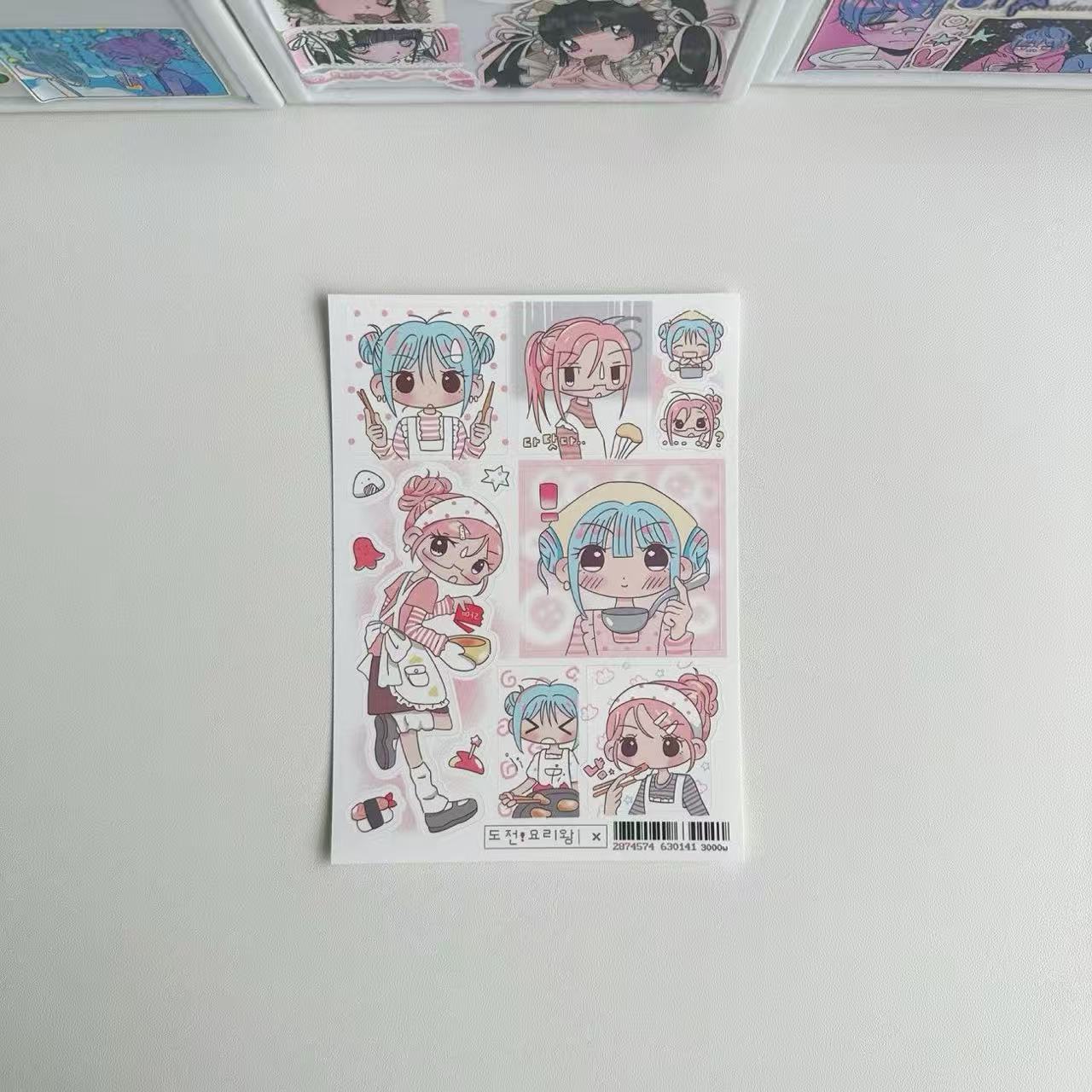 8 Types of Korean Cute Girl Stickers Soft Cute Girl Handbook Stickers Ins Cartoon Character Material Handbook Stickers New Gifts
8 Types of Korean Cute Girl Stickers Soft Cute Girl Handbook Stickers Ins Cartoon Character Material Handbook Stickers New Gifts