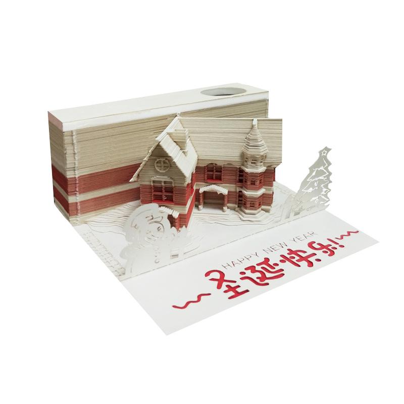 Novelty Christmas Gift Ornament Miniatures Offices Calendar Home Decor Decoration Crafts Memo Pad Figurines Paper Carving L Practical Use
Novelty Christmas Gift Ornament Miniatures Offices Calendar Home Decor Decoration Crafts Memo Pad Figurines Paper Carving L Practical Use
