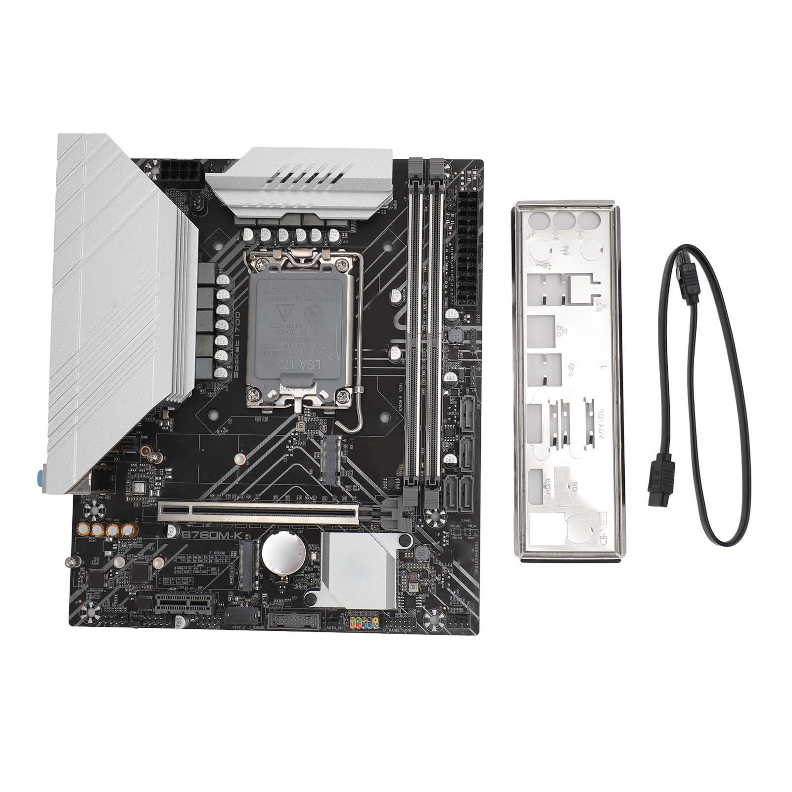 Материнська плата B760M K DDR4 LGA1700 для материнської плати Intel GEN1213 серії MATX з роз ємом PCIe 4.0 M.2
Материнська плата B760M K DDR4 LGA1700 для материнської плати Intel GEN1213 серії MATX з роз ємом PCIe 4.0 M.2