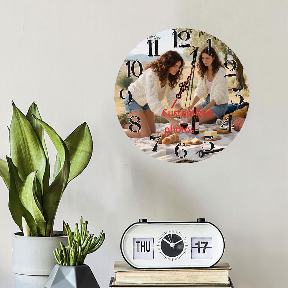 Настенные часы с пользовательским изображением на тему походной фотографии - 12-дюймовые деревянные настенные часы для домашнего декора
Настенные часы с пользовательским изображением на тему походной фотографии - 12-дюймовые деревянные настенные часы для домашнего декора