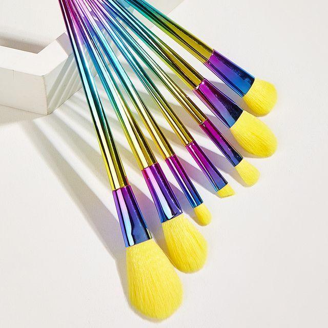 Stroke of Beauty - Set of 7: Gradient Print Makeup Brush 7 Pcs - Pink & Yellow
Stroke of Beauty - Set of 7: Gradient Print Makeup Brush 7 Pcs - Pink & Yellow