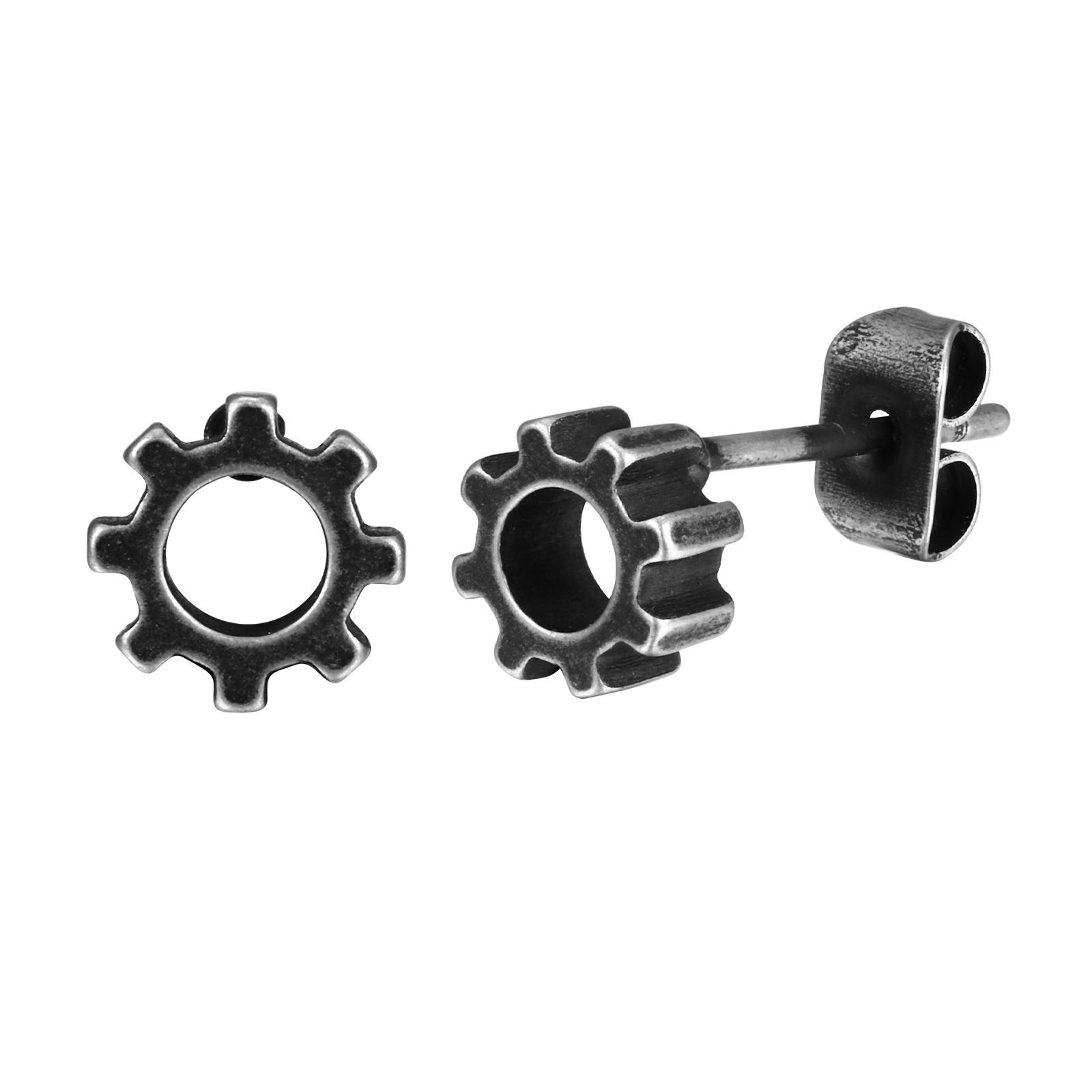 Vnox Small Gear Stud Earrings for Men Boys, Stainless Steel Men Punk Stud Gift For Him, Personality Vintage Jewelry
Vnox Small Gear Stud Earrings for Men Boys, Stainless Steel Men Punk Stud Gift For Him, Personality Vintage Jewelry