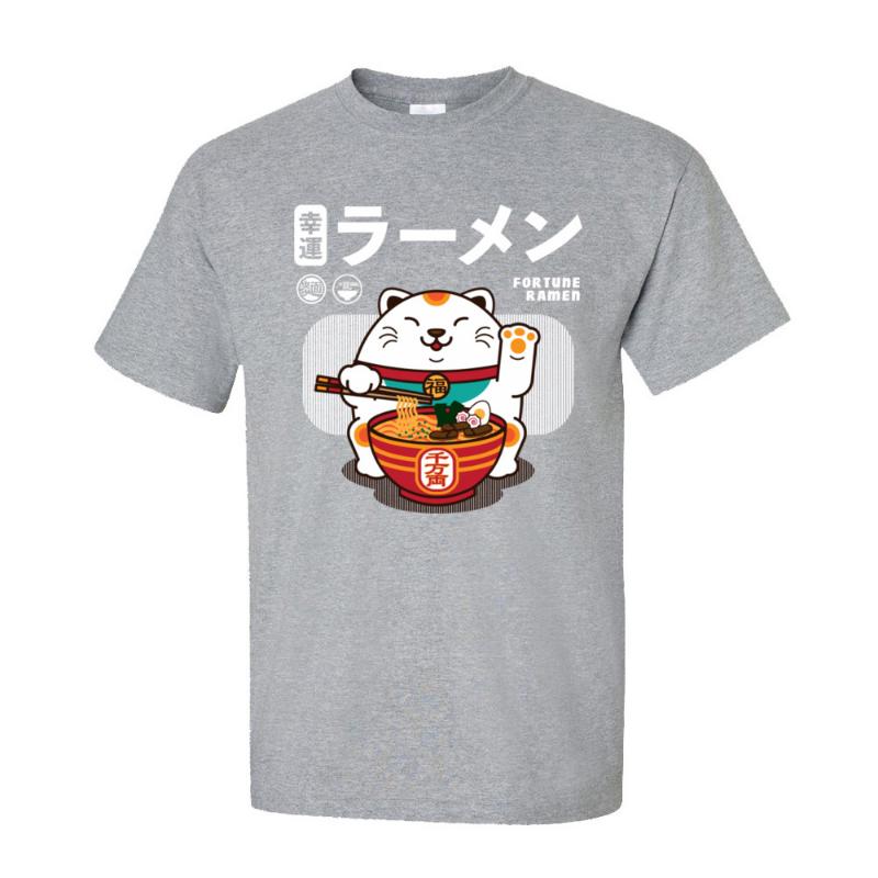 Fortune Ramen 100% бавовна Чоловіча футболка з коротким рукавом Звичайна літня/осінь футболка Світшоти Футболка з локшиною з милим котом XS
Fortune Ramen 100% бавовна Чоловіча футболка з коротким рукавом Звичайна літня/осінь футболка Світшоти Футболка з локшиною з милим котом XS