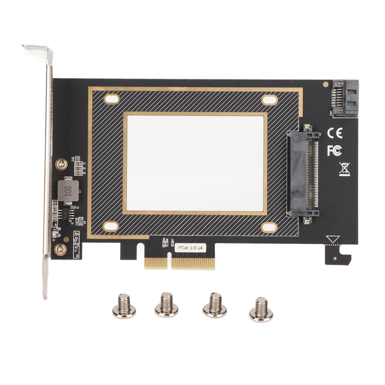 U.2 to PCIe Adapter Portable Fast Transfer PCIe 3.0 X4 to 2.5in U.2 NVMe SSD Expansion Card
U.2 to PCIe Adapter Portable Fast Transfer PCIe 3.0 X4 to 2.5in U.2 NVMe SSD Expansion Card
