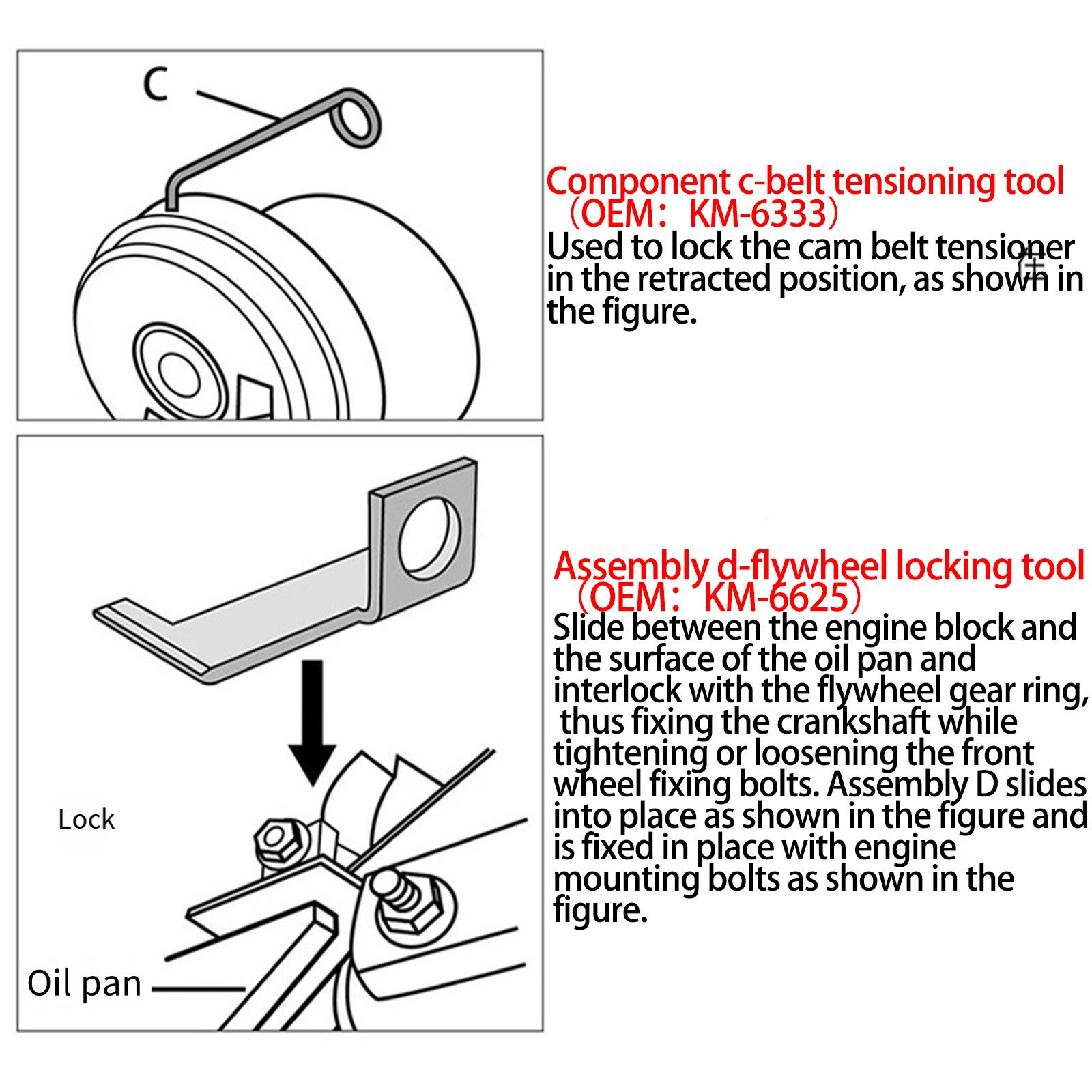 Reinforced Alloy Engine Timing Combinations and Water Pressure Tool Set Corresponding Automobile Models 1
Reinforced Alloy Engine Timing Combinations and Water Pressure Tool Set Corresponding Automobile Models 1