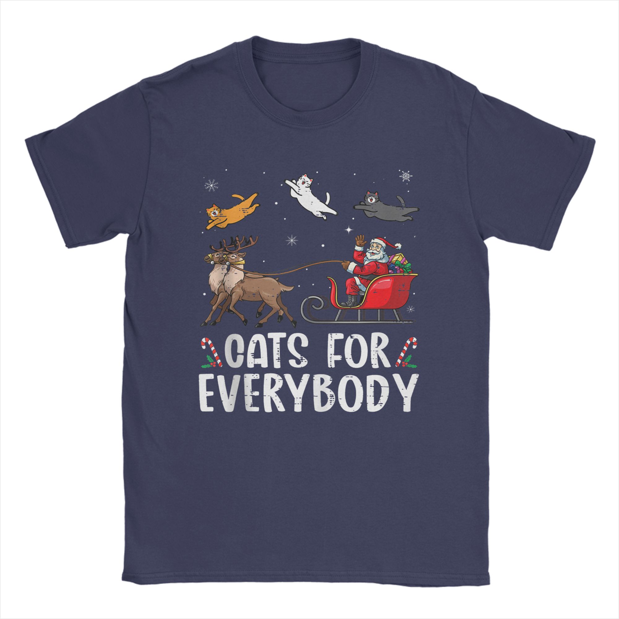 Cats for Everybody Christmas Cat Funny Xmas Women Santa T Shirt Summer Popular T-Shirts Adult Cotton O-Neck 4XL 5XL 6XL Top Tees 4XL
Cats for Everybody Christmas Cat Funny Xmas Women Santa T Shirt Summer Popular T-Shirts Adult Cotton O-Neck 4XL 5XL 6XL Top Tees 4XL