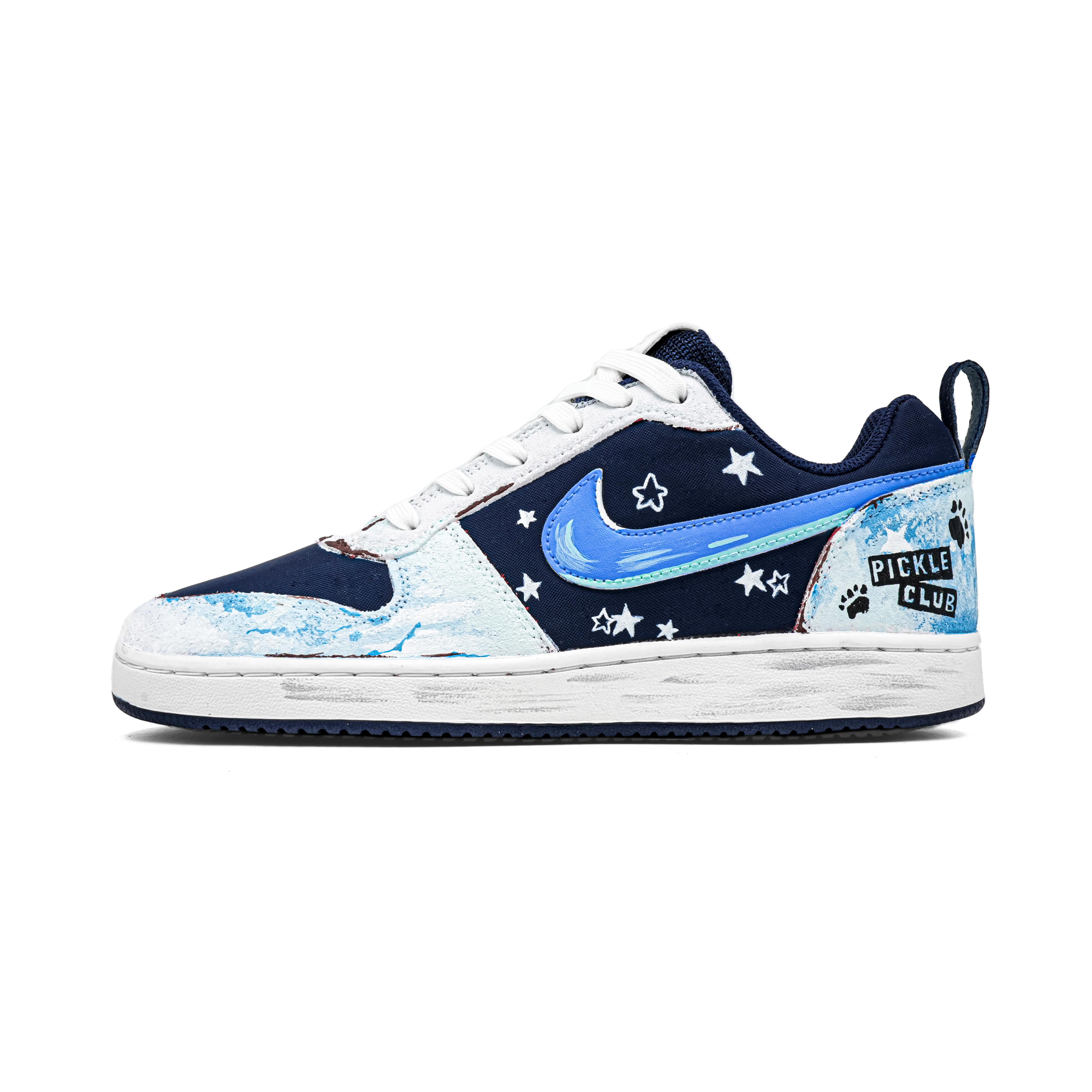 Nike Court Borough Looking Up Starry Sky Leather Abrasion Resistant Low top Skateboard Shoes Men s Black Blue 844881-005(Team1068-) 45
Nike Court Borough Looking Up Starry Sky Leather Abrasion Resistant Low top Skateboard Shoes Men s Black Blue 844881-005(Team1068-) 45