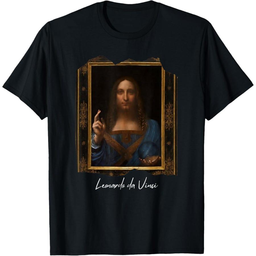Salvator Mundi by Leonardo da Vinci Famous Painting Art T-Shirt XXXXXL різнокольоровий
Salvator Mundi by Leonardo da Vinci Famous Painting Art T-Shirt XXXXXL різнокольоровий