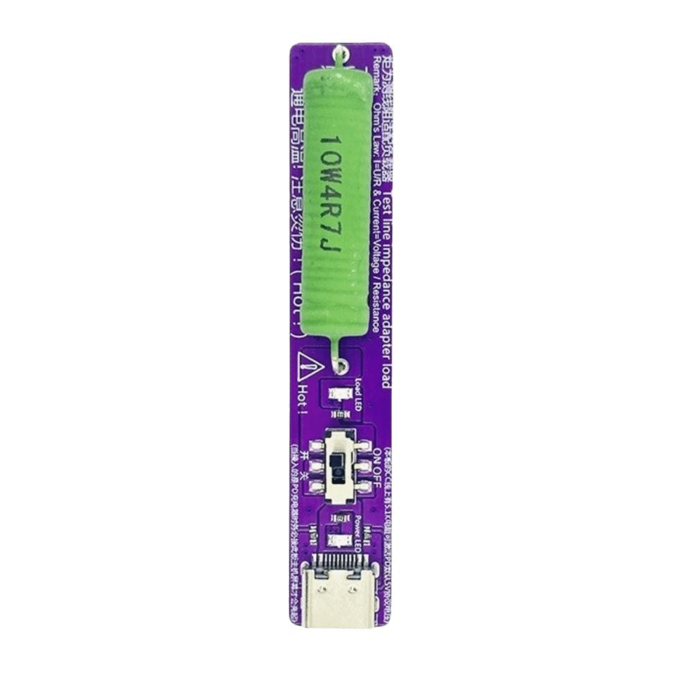 With Switch Current Voltage Test Aging Resistors Module USB Resistor Tester Mobile Power фіолетовий
With Switch Current Voltage Test Aging Resistors Module USB Resistor Tester Mobile Power фіолетовий